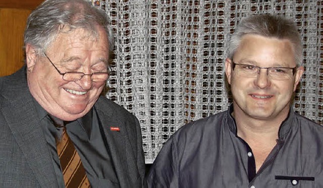 Gerhard Rmmele (links) und sein Nachfolger Martin Ranz.   | Foto: Ulrike Jger