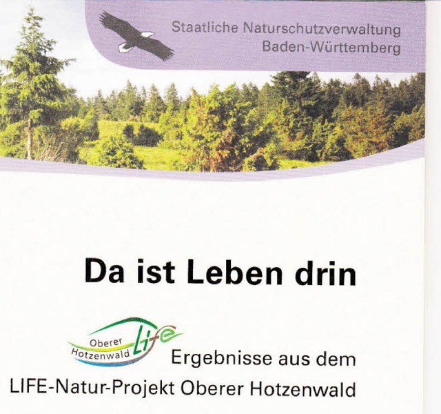 Die Ergebnisse des Life-Natur-Projekts sind in einer Broschre nachzulesen.   | Foto: BZ