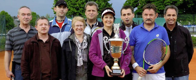 Sieger beim 8. Rhinschnooge-Cup wurde der TC Rheinhausen.  | Foto: Jrgen Schweizer