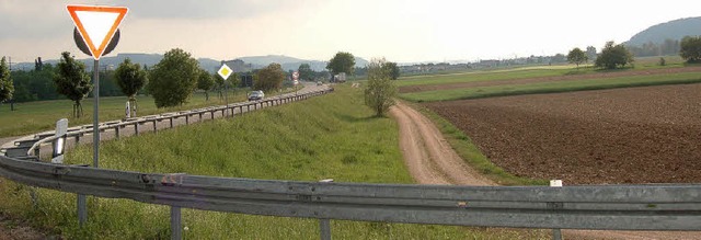 Blick von der Gemeinschaftszollanlage an der Autobahn in Richtung Herten.   | Foto: Heinz Vollmar