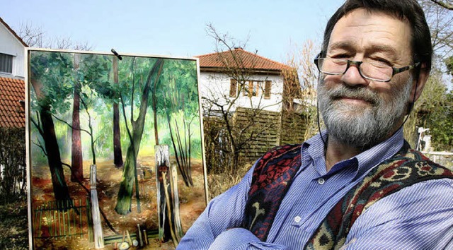 Achim von Heimburg sucht mit seiner Malerei die Nhe zur Natur.   | Foto: PR
