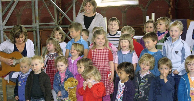 Osterfeier im Kindergarten Schallbach.  | Foto: privat