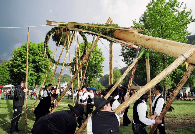 Mit Geduld und Spucke gingen die Zimme...m zu stellen. Es klappte einwandfrei.   | Foto: Horst Dauenhauer