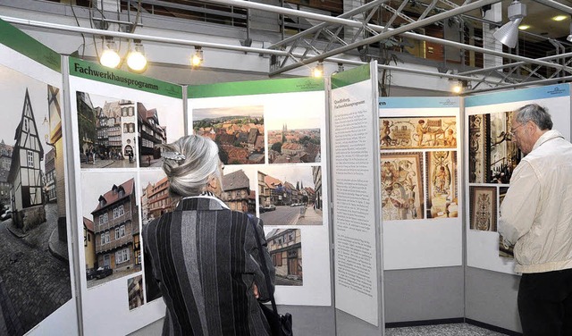 Mit einer interessanten Wanderausstell...eimer Rathaus fr die  Denkmalpflege.   | Foto: Mnch