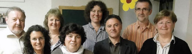 Der Vorstand des Freundeskreises &#822...er und Barbara Schanz (von links).      | Foto: hansjrg bader