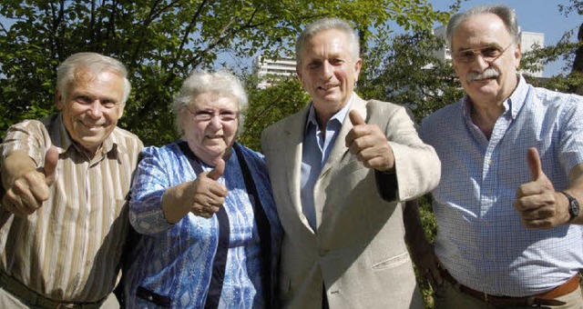 Sind mit ihrer Arbeit im Gemeinderat s...ied Stiasny und Wolfgang Roth-Greiner   | Foto: Jochen Fillisch