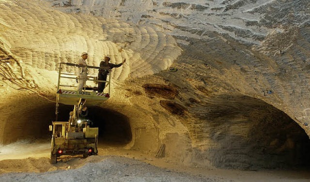 Der Salzstock im niederschsischen Gor...schon mehr als ihr halbes Leben lang.   | Foto: dpa/privat