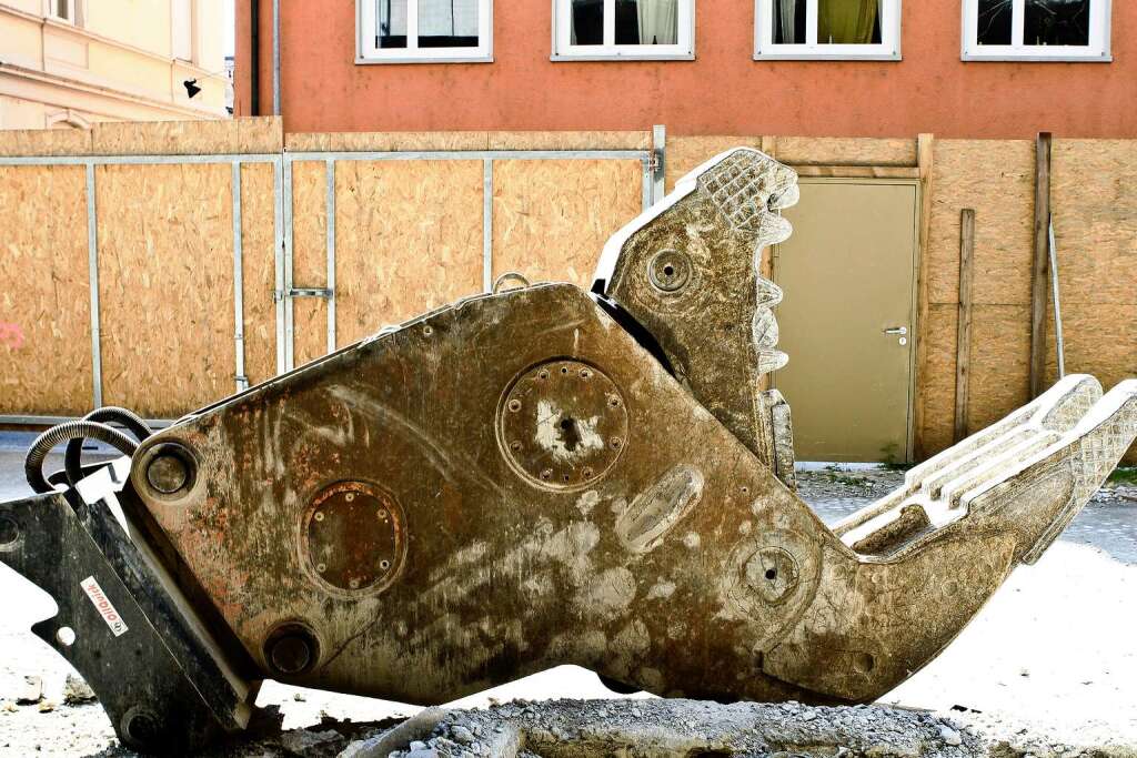 Der Rckbau der UB ist derzeit das Spektakel in Freiburg