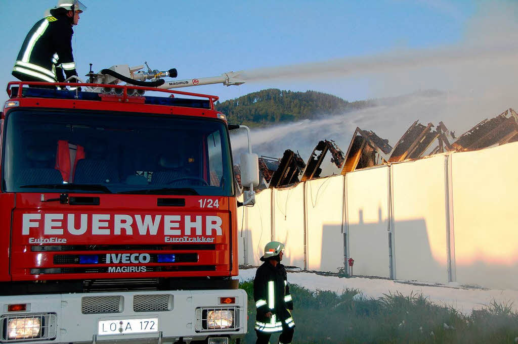 Brand der Spinnerei der Brennet AG in Hausen Brand der Spinnerei der Brennet AG in Hausen