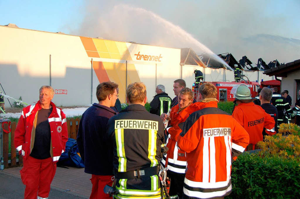 Brand der Spinnerei der Brennet AG in Hausen Brand der Spinnerei der Brennet AG in Hausen