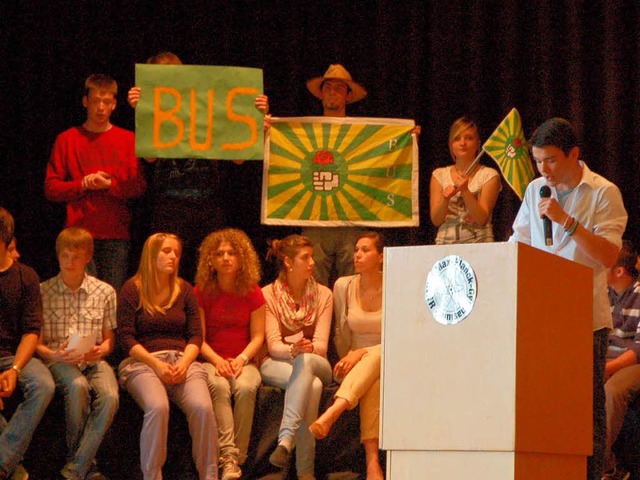 Die Partei BUS stellt sich vor.  | Foto: Carola Busam