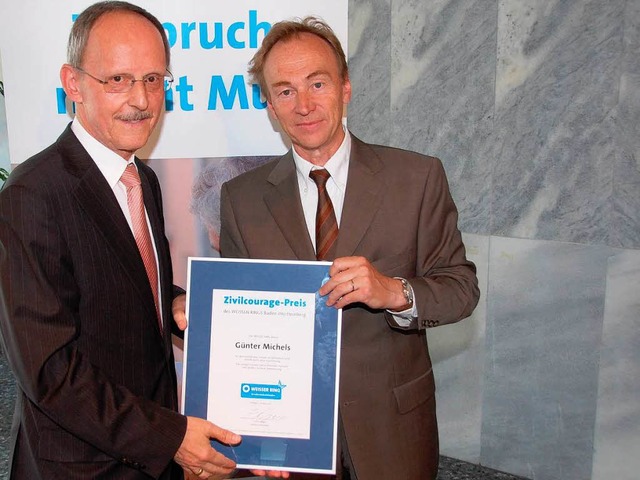 Der Landesvorsitzende des Weien Rings...teten Krankenpflegers, Horst Michels   | Foto: Lauber