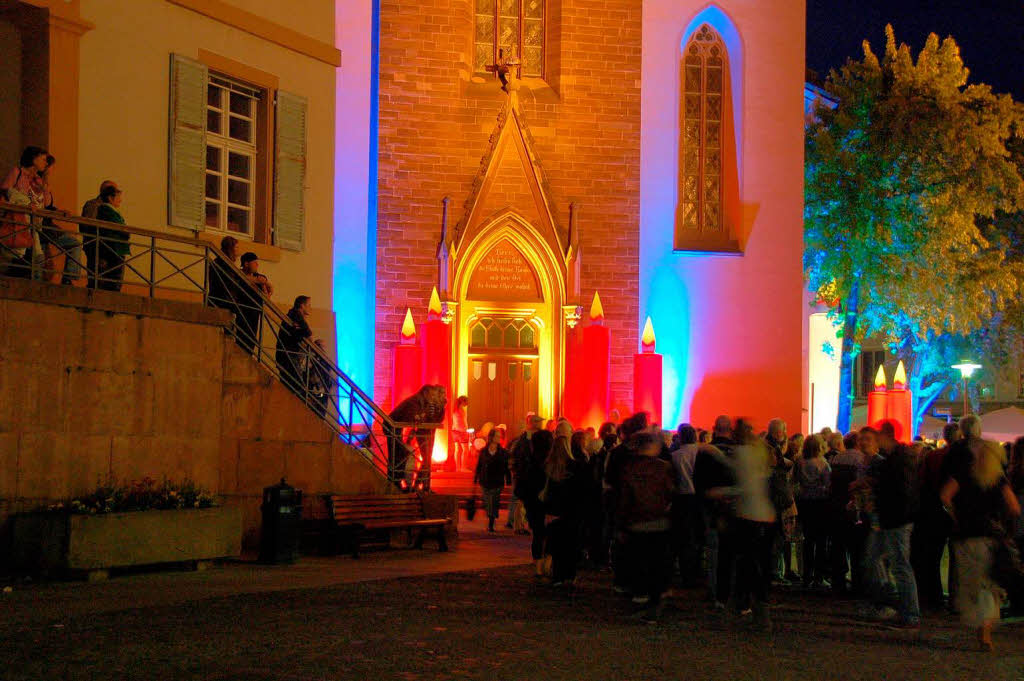 Emmendinger Nacht: Kerzenzauber an der Stadtkirche