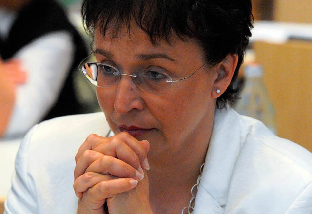 Birgit Homburger musste laange bangen, ehe sie die Wiederwahl geschafft hatte.  | Foto: dpa