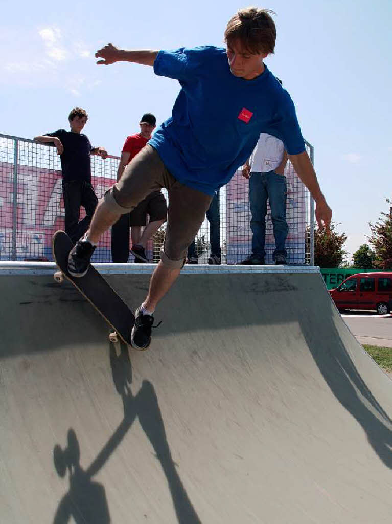 Skateboarder in Staufen