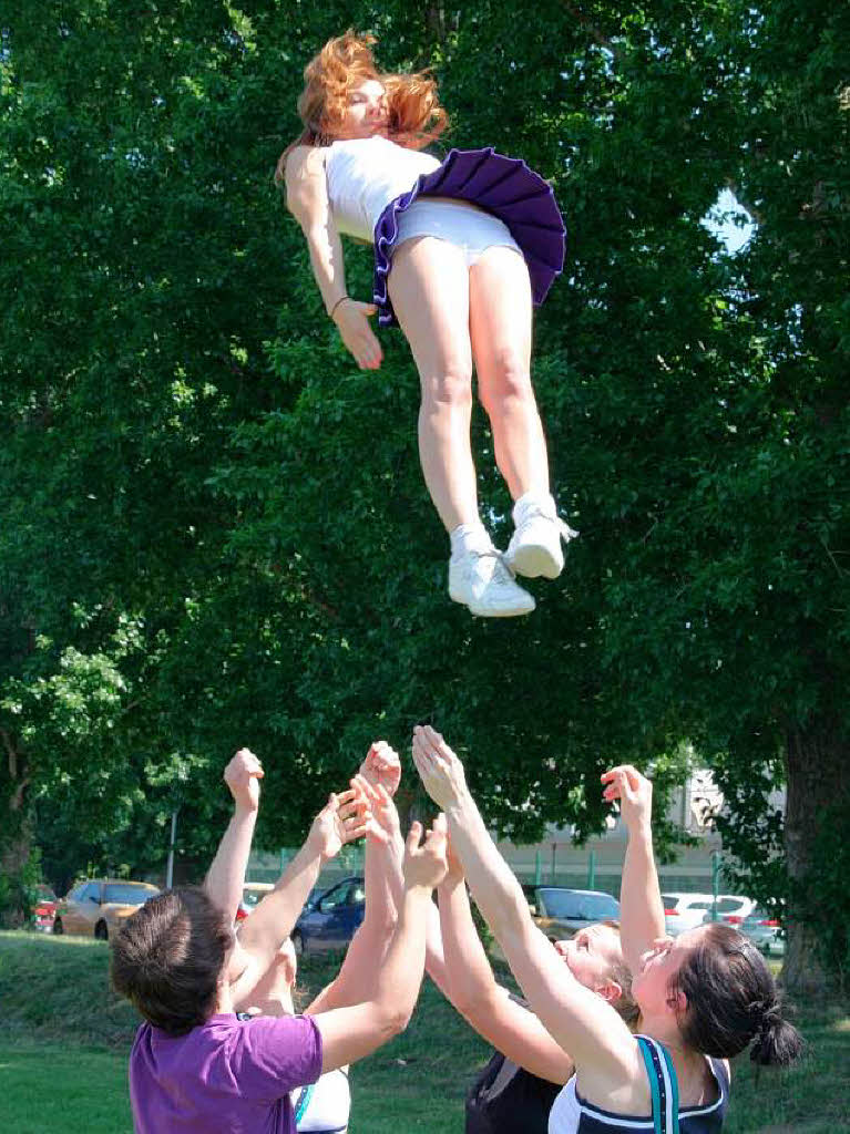 Staufener Cheerleader: Hoch hinaus...