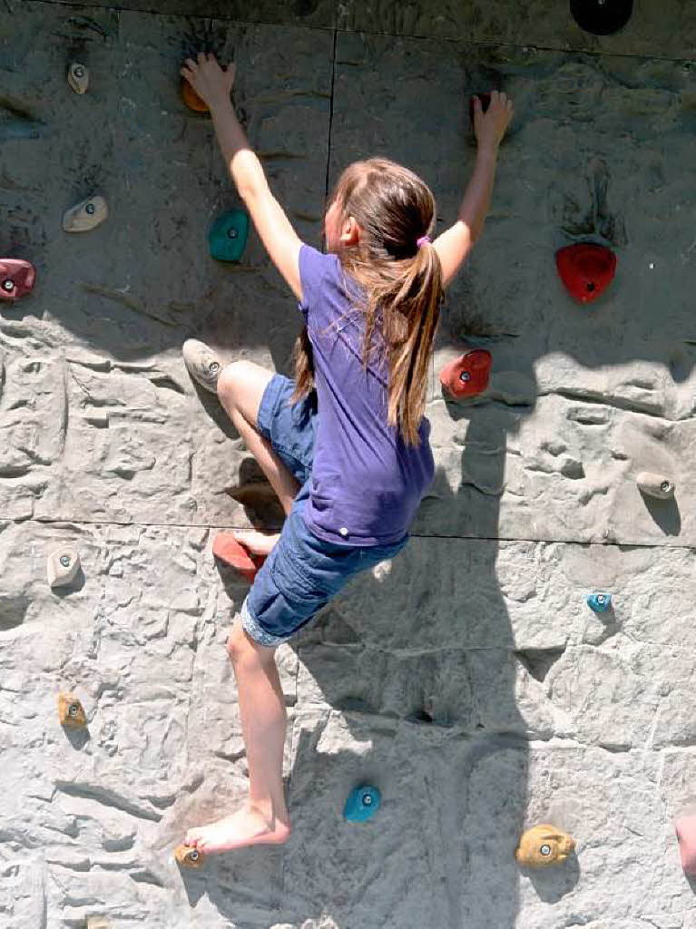 Klettern steht vor allem bei jungen Leuten hoch im Kurs.