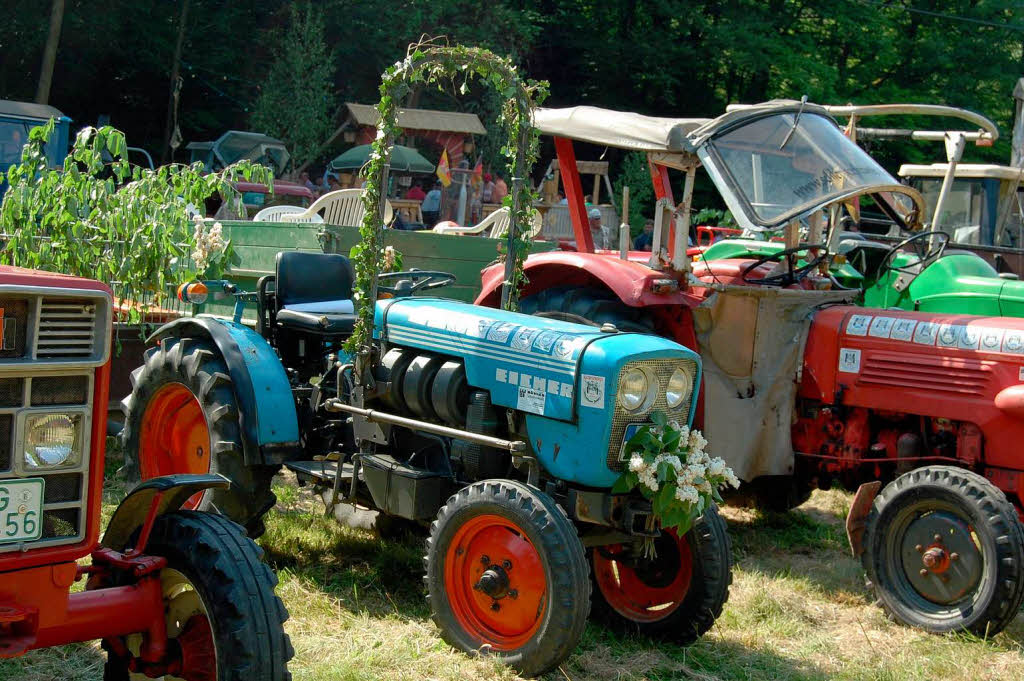 Bulldogtreffen und Bauernolympiade in Diersburg.