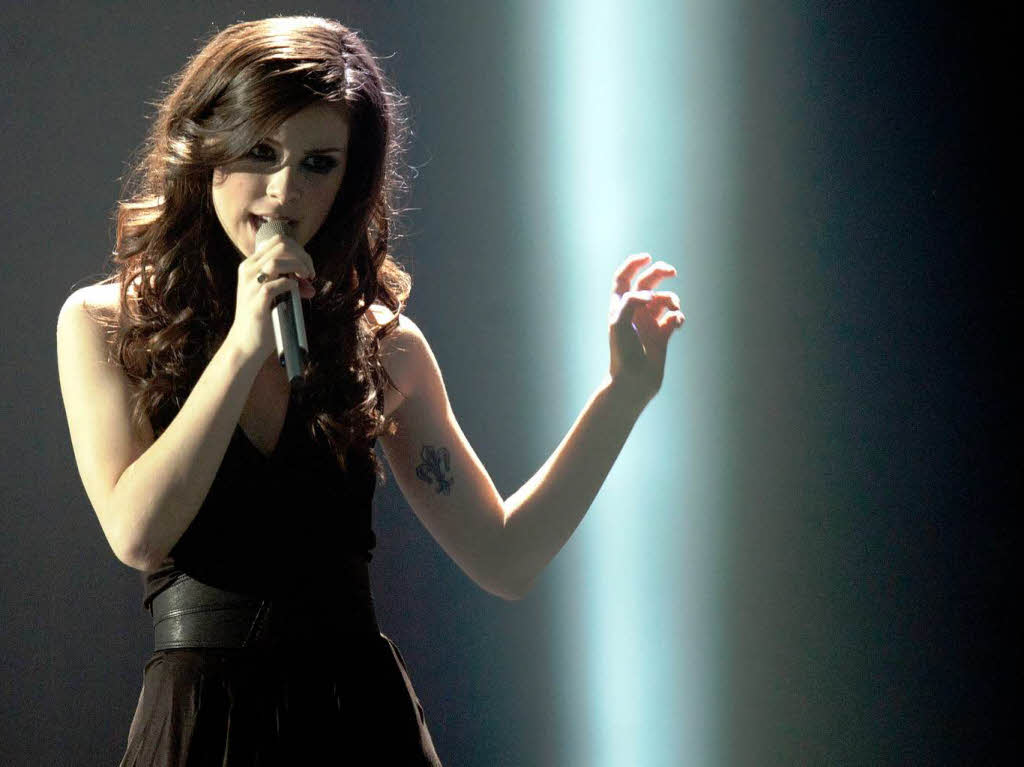 Lena Meyer-Landrut bei den Proben fr den Eurovision Song Contest