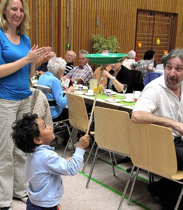 Fr die  Besucher war  fr gengend Abwechslung gesorgt.   | Foto: Albert Greiner