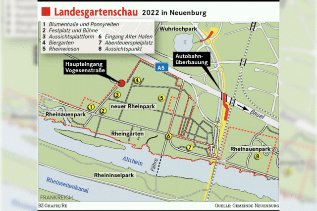 Vorarbeit fr die Landesgartenschau 2022 in Neuenburg