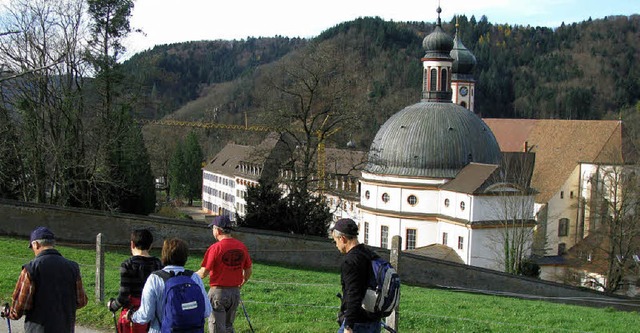 Das Kloster St. Trudpert ist einer der...n des  Volkswandertags im Mnstertal.   | Foto: Manfred Lange