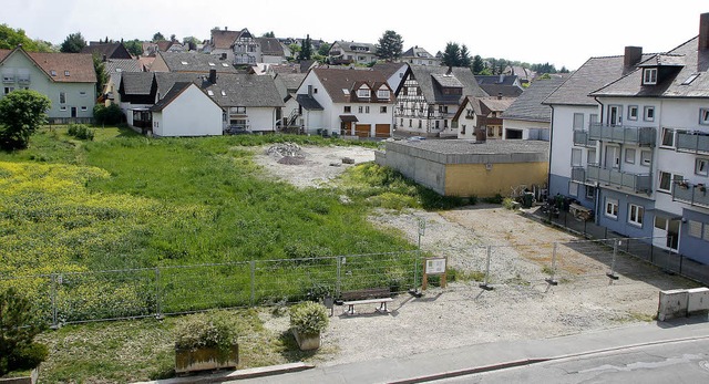Hier soll sie entstehen, die neue Ortsmitte Friesenheims.   | Foto: heidi fssel