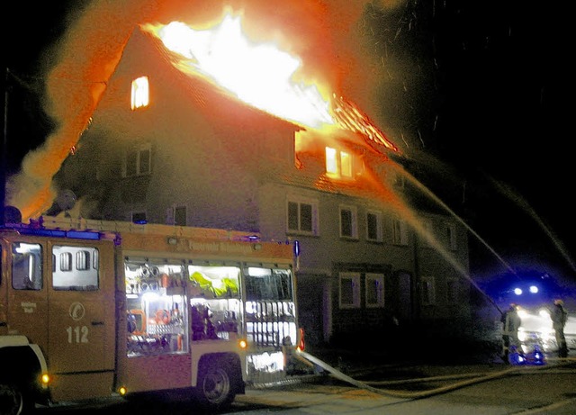 Brand in Brunlingen  | Foto: Maier
