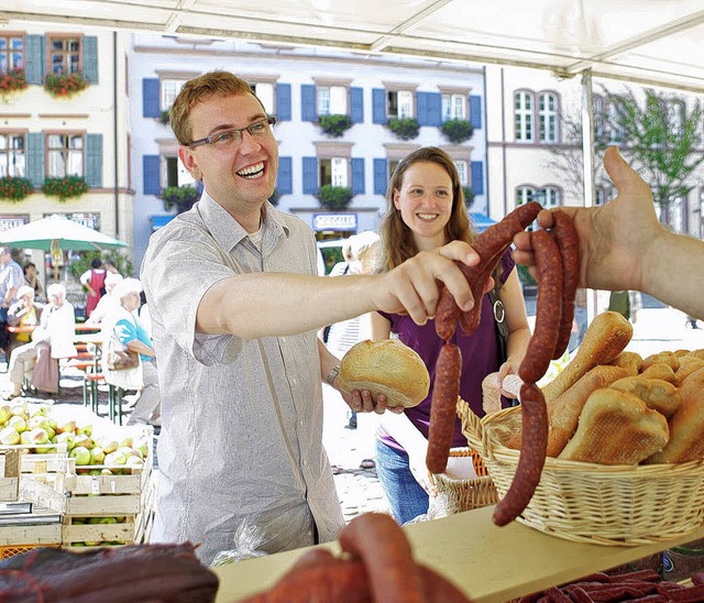 Der Auftakt der  Naturparkmarkt-Saison...m vorigen Sonntag  in Breisach statt.   | Foto: Peter Mesenholl/Quintas