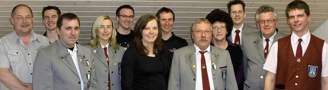 Der neue Vorstand des Schtzenvereins ... Thomas Herr (von links nach rechts).   | Foto: Verein