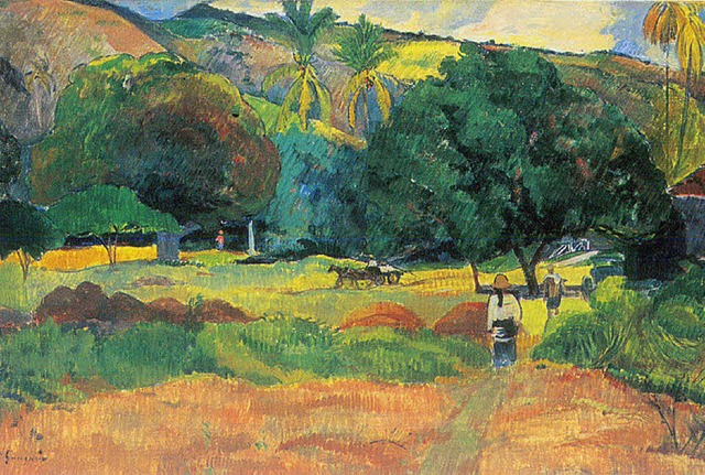 Steht jetzt auch zum Verkauf bei Chris...Gauguin, &#8222;Das kleine Tal&#8220;   | Foto: archiv