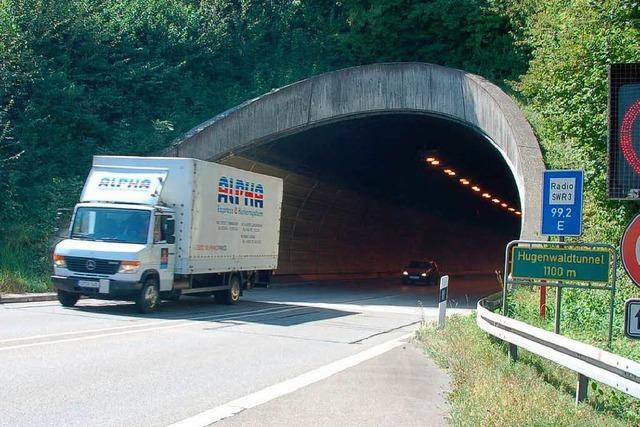 Tunnel drei Nächte lang dicht