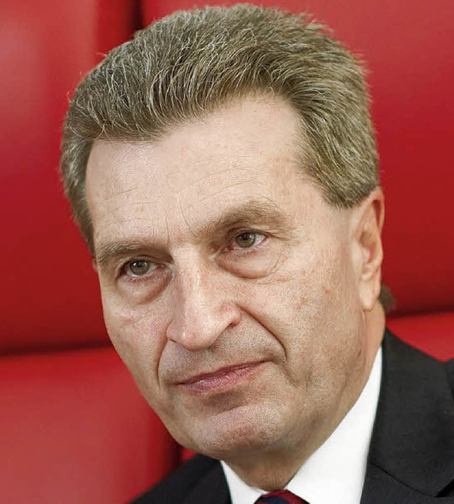 Fr Europa: Oettinger  | Foto: dpa