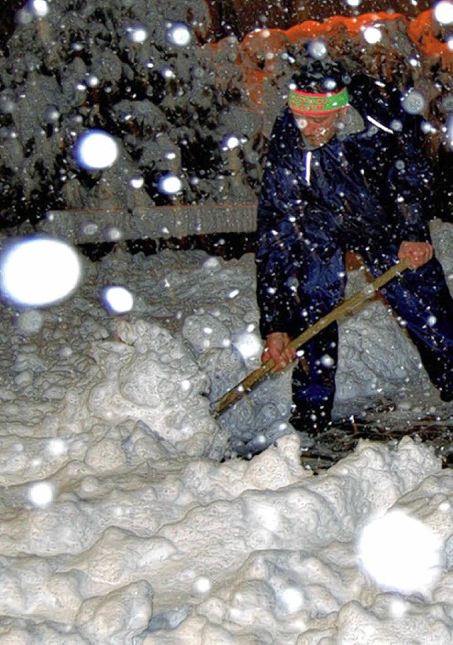 Am Anfang des Winters gab es viel zu rumen fr Brger und Werkhof.   | Foto: Archiv: Heinz Vollmar