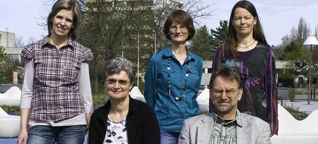 Das Team der Caritas-Auenstelle in We...ondrak-Brunen (von links nach rechts)   | Foto: Privat