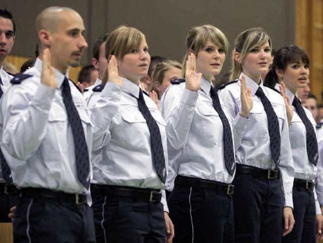 Die Polizei ist auch knftig nicht be...eidigung in Lahr den Anschein erweckt.  | Foto: CHRISTOPH BREITHAUPT