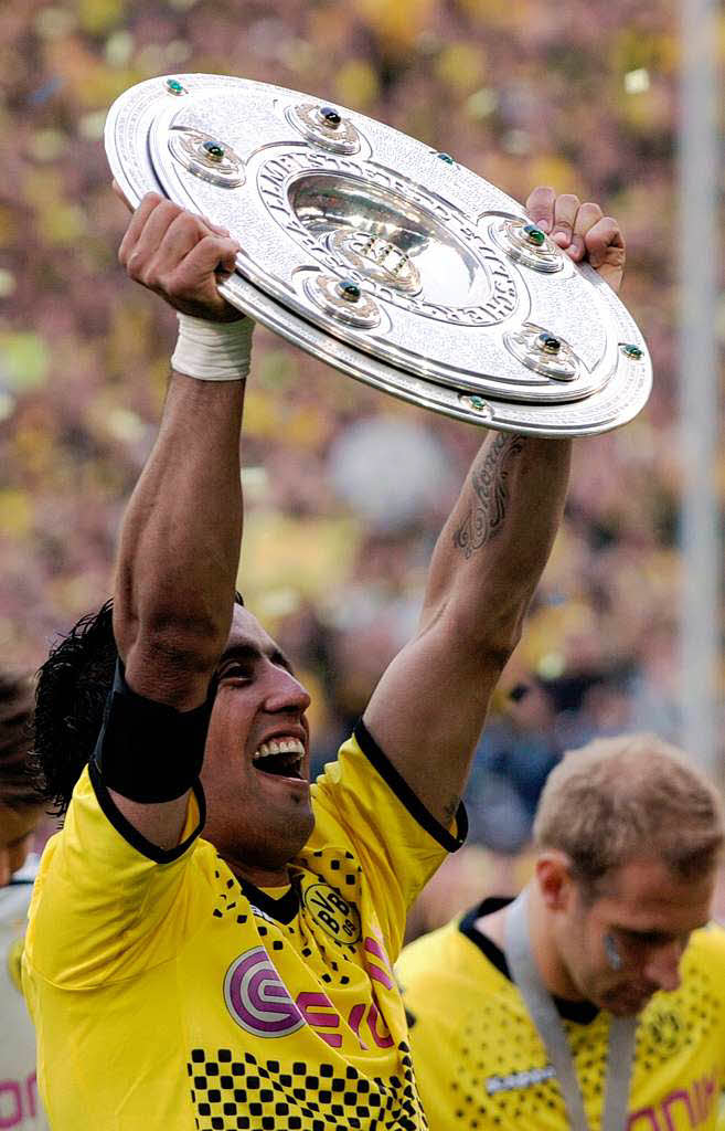 Groe Party in schwarz-gelb: Der BVB ist deutscher Meister.