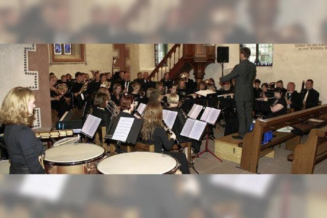 Der Musikverein Wollbach sorgt fr leise und ganz laute Tne