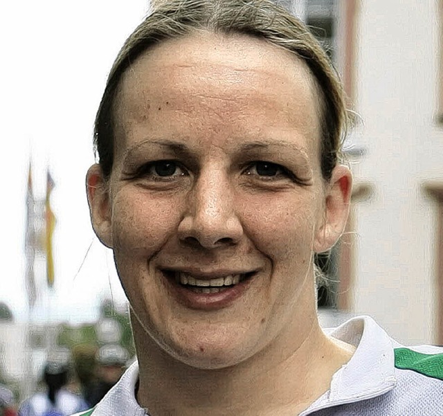 Nathalie Mhleck zeigte sich in Offenburg sehr zufrieden.  | Foto: Faruk ?nver 2011