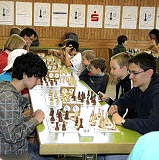Konzentration: die jungen Spieler bei ...erie Bodensee-Schwarzwald-Hochrhein .   | Foto: privat