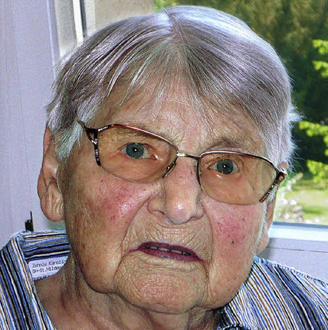 Karolina Zehnle 90  | Foto: Beate Zehnle-Lehmann