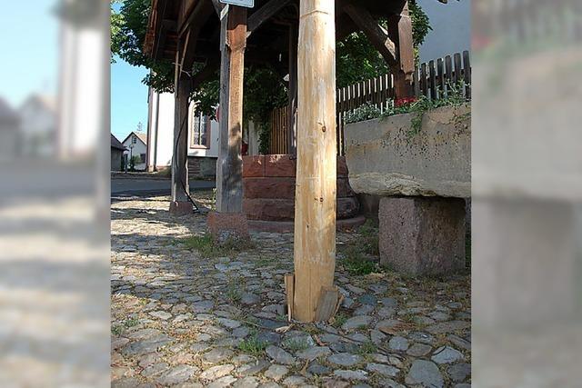 Wie stabil steht der Maibaum?