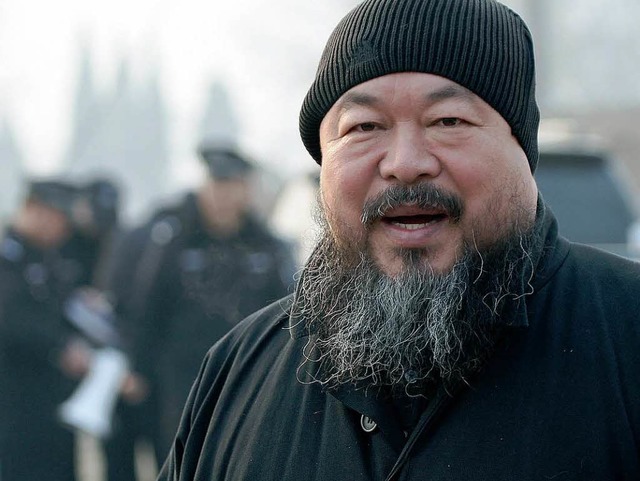 Der chinesische Knstler Ai Weiwei vor seiner Verhaftung   | Foto: DAPD