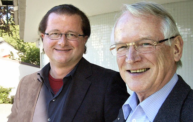 Wilhelm Stoll (links) und Manfred Gollin: Spreche mit zweien, zahle einen.  | Foto: Peter Gerigk