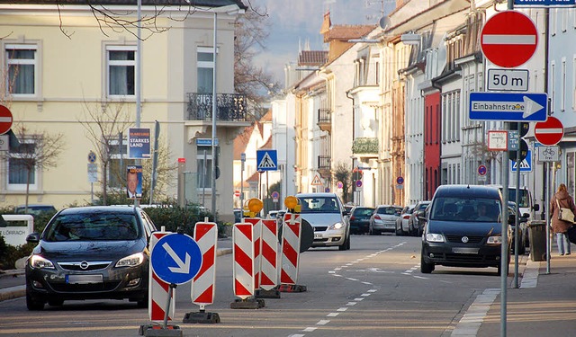 Die Spitalstrae ist eine der Verkehrsachsen, die in der Diskussion sind.  | Foto: Nikolaus Trenz