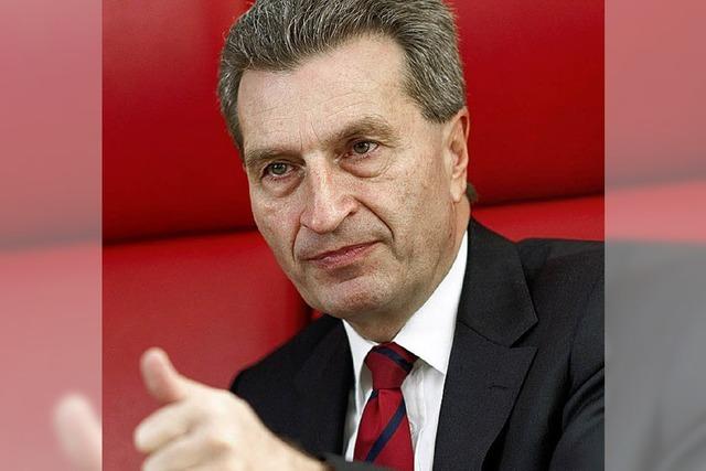 Gnther Oettinger kommt nach Bad Sckingen