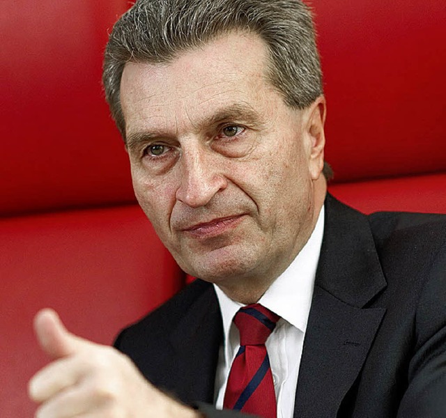 Gnther Oettinger   | Foto: DPA