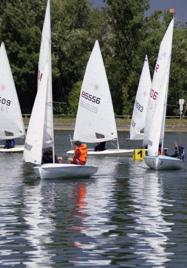 VWWC-Regatta: In drei Lufen maen sic...Weisweiler Wassersportclubs am Rhein.   | Foto: Ilona Hge