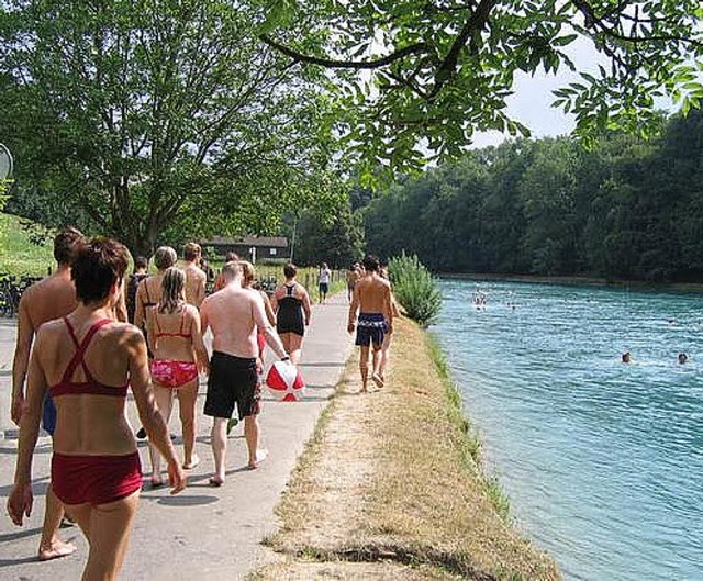 An der Aare bei Bern, Schweiz  | Foto: J. Kelly