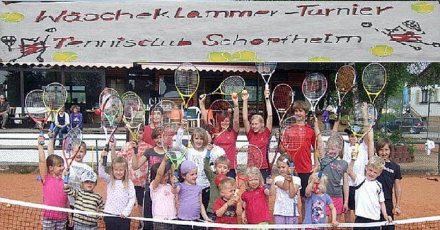 Nur Sieger sahen die Zuschauer beim W...erturnier des Tennisclubs Schopfheim.   | Foto: Privat